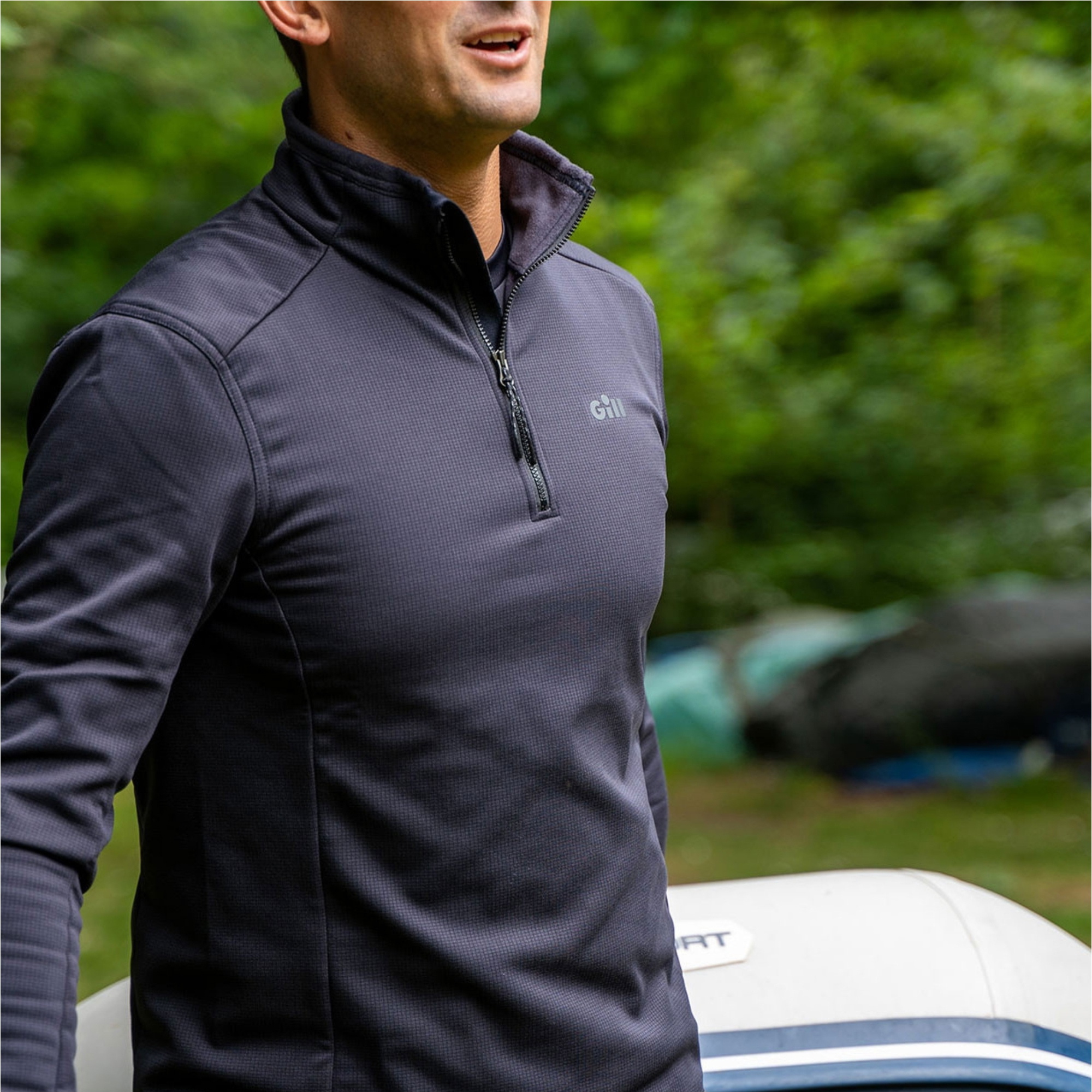 2026 Gill Quest 1/4 Zip Fleece Top 1085 - Black